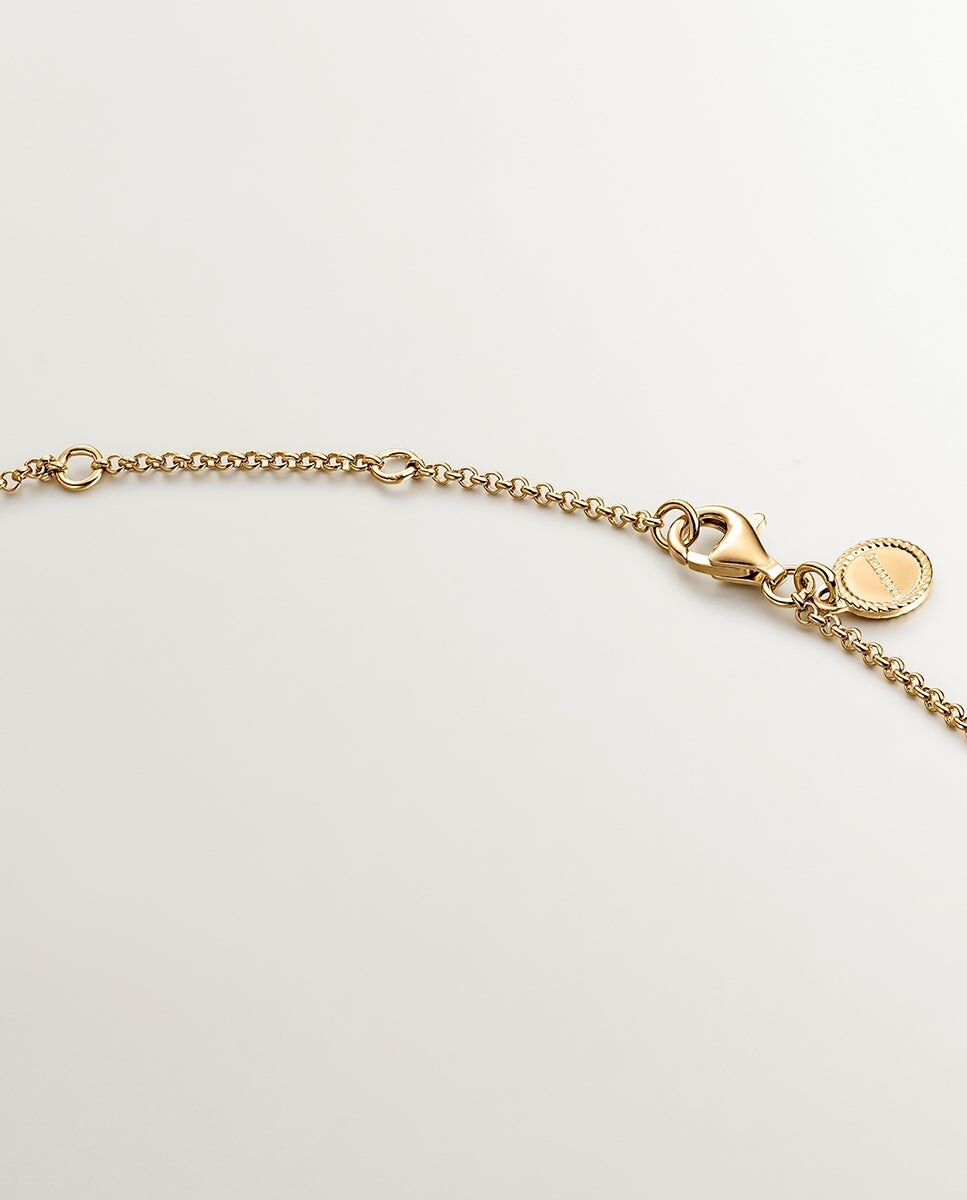 Corrente com Pingente de Prata 925 Banhada a Ouro Amarelo de 18k com Cruz Dourado-6