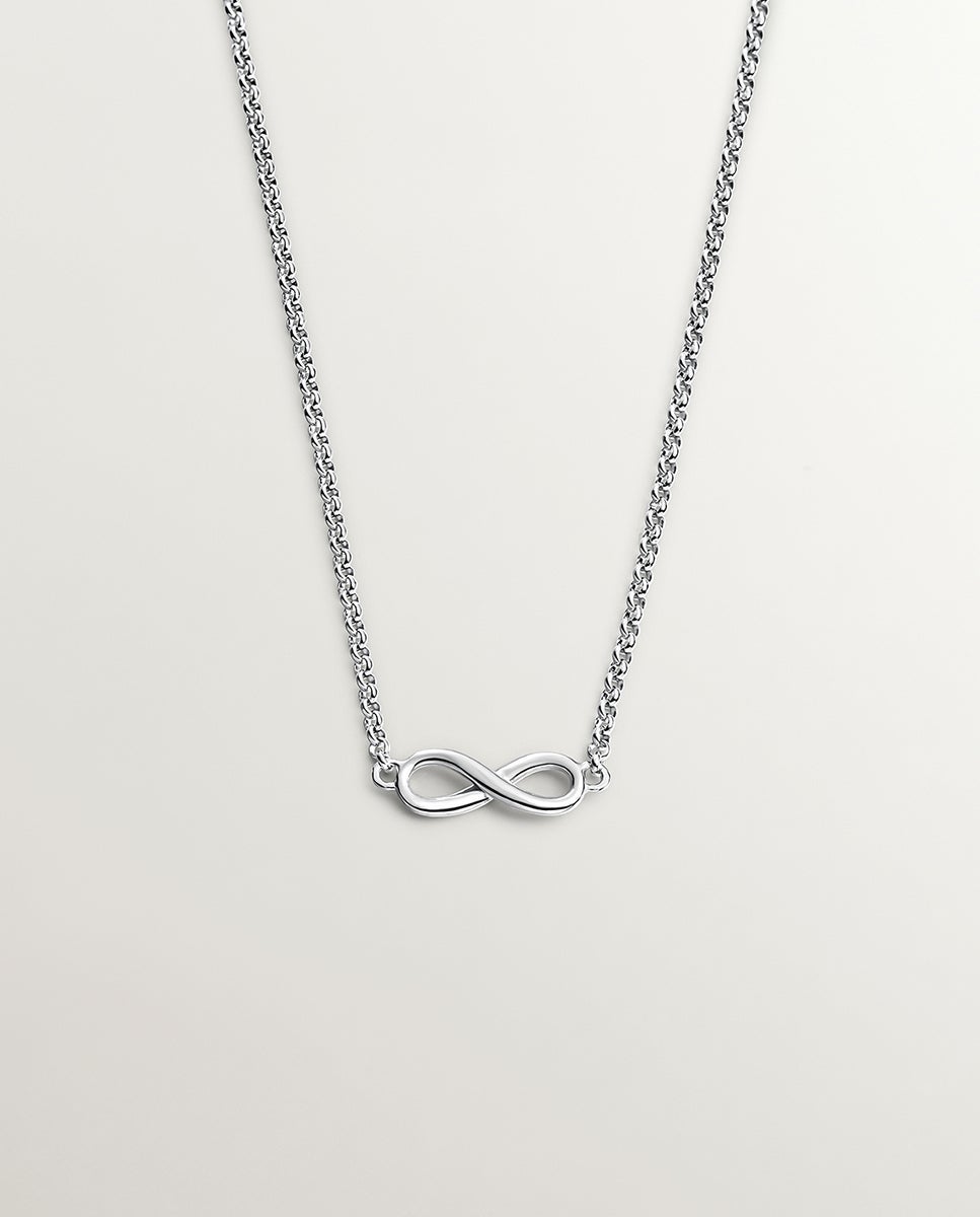 Pendente de Prata 925 com Infinito Prata-1