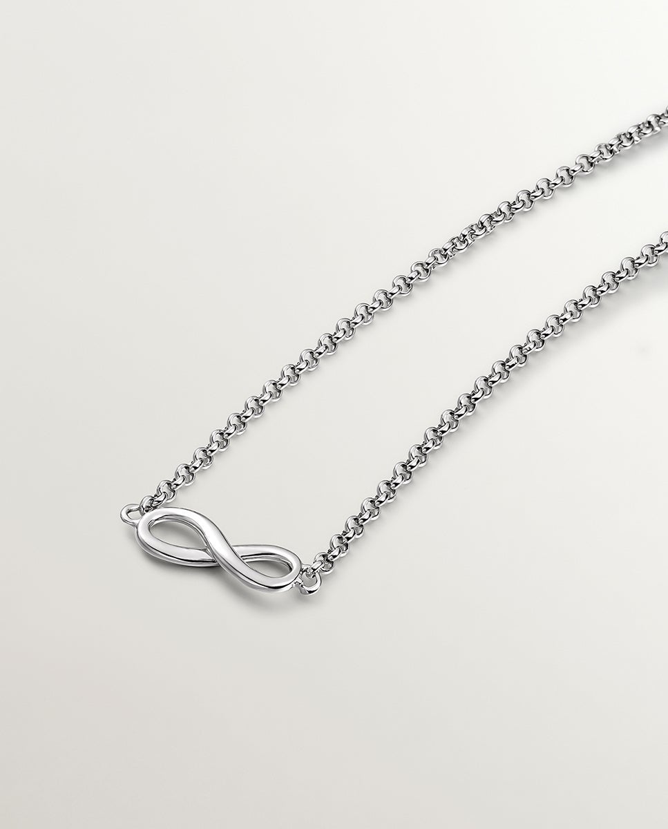 Pendente de Prata 925 com Infinito Prata-3