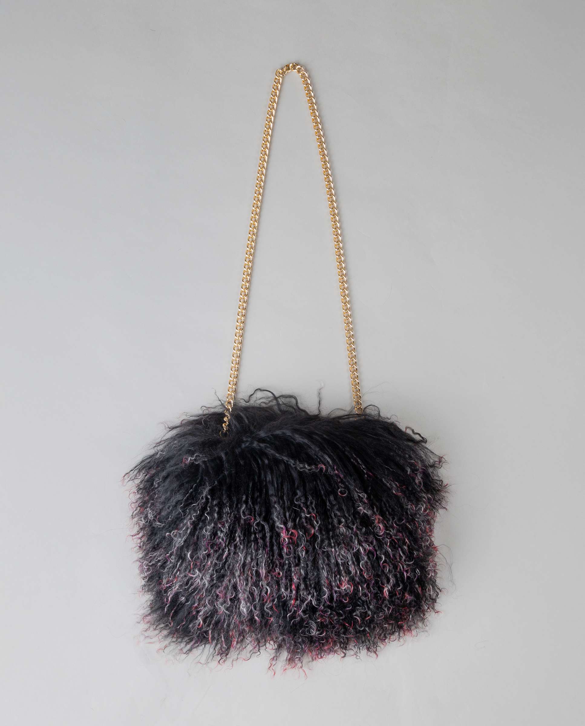 Imagem 0 de Mala Multiposições de Pelo de Cordeiro Do Tibet