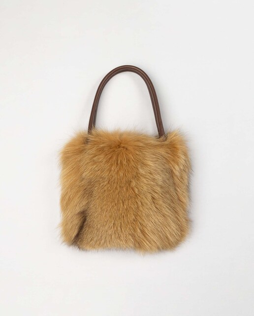 Imagem 0 de Mala Multiposições de Pelo de Raposa