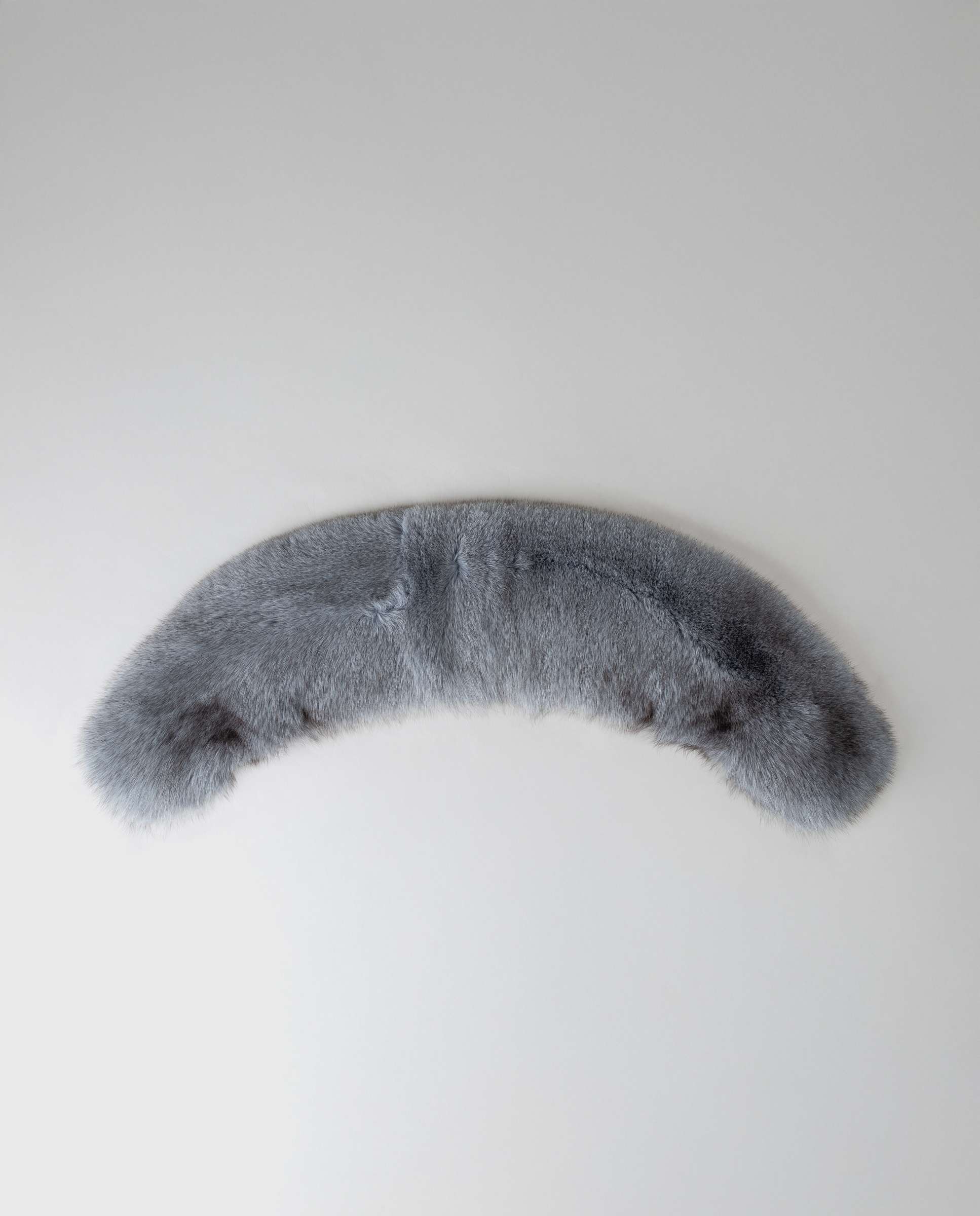 Imagem 0 de Estola em Pelo de Raposa em Prateado