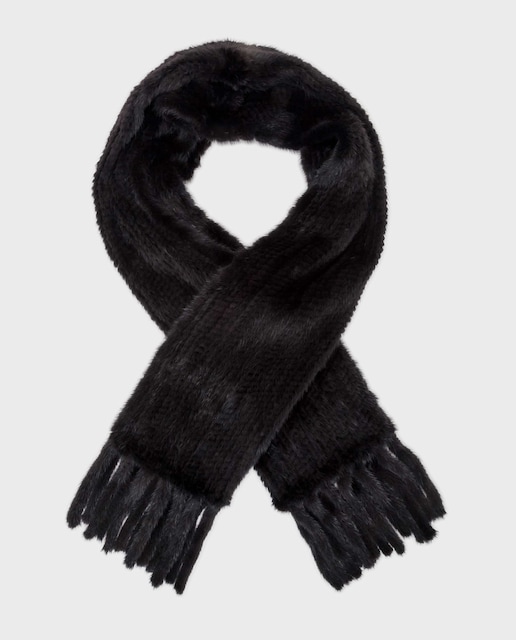 Imagem 0 de Estola Comprida em Pelo de Vison em Preto