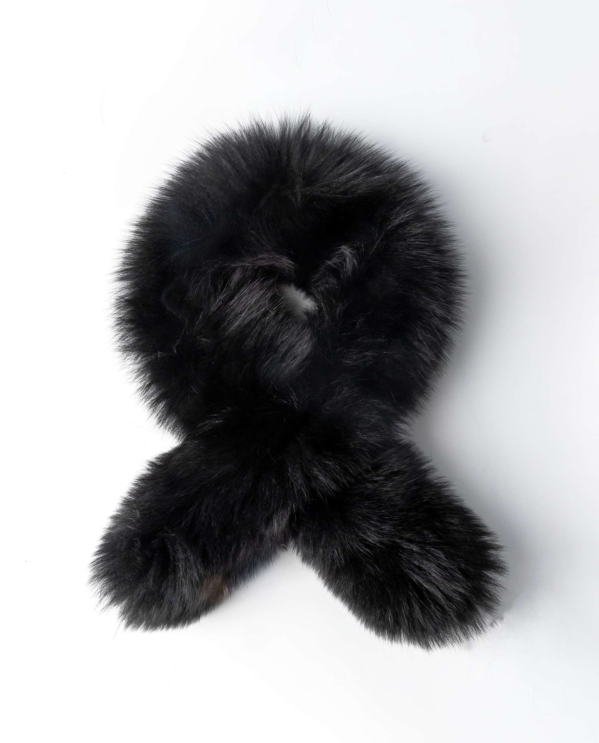 Imagem 0 de Boa de Pelo de Raposa com Casa de Botão Cruzada