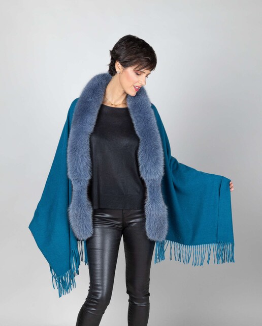 Imagem 0 de Capa de Lã com Debrum de Raposa