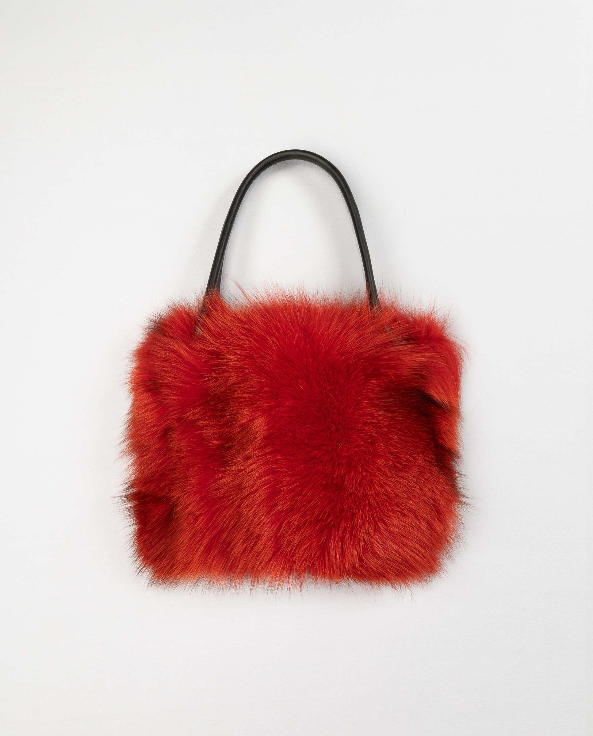 Mala Multiposições de Pelo de Raposa Vermelho-1