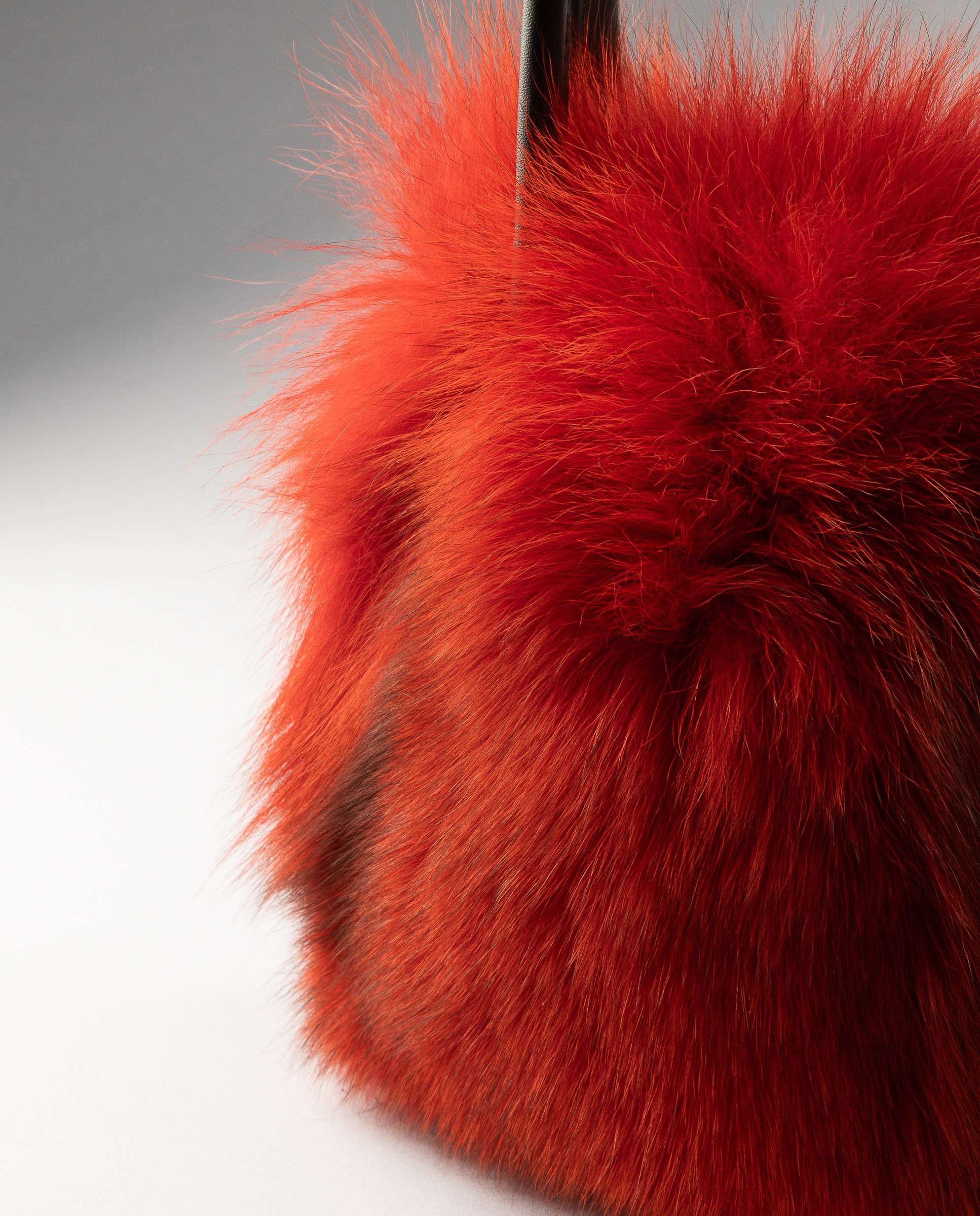 Mala Multiposições de Pelo de Raposa Vermelho-3