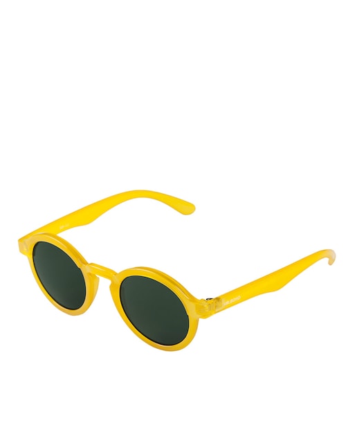 Imagem 0 de Óculos de Sol em Amarelo Mr. Boho com Armação de Acetato e Lente Clássica