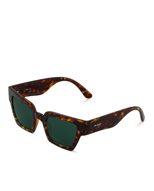 Imagem 0 de Óculos de Sol Castanhos Mr. Boho com Armação de Acetato e Lente Clássica