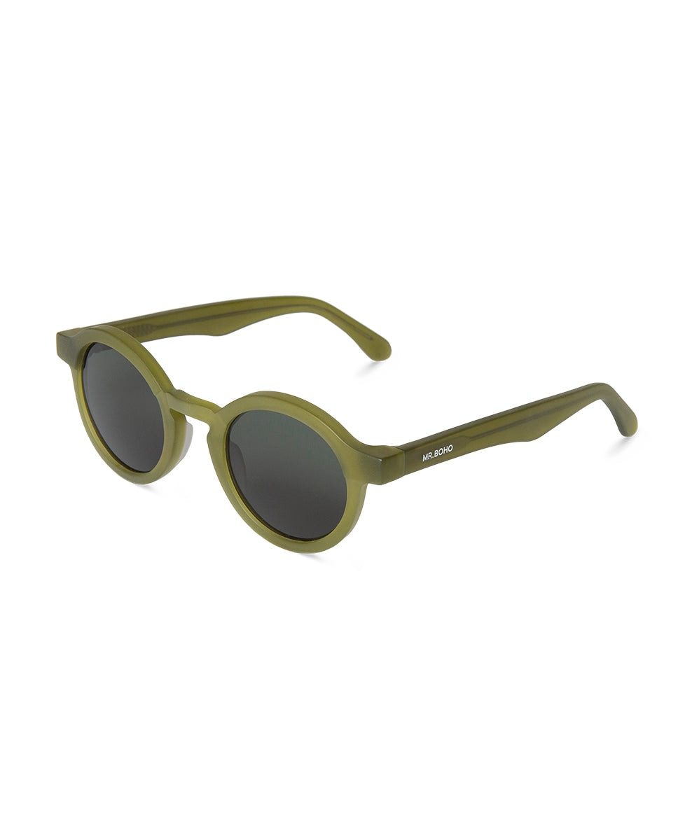 Óculos de Sol com Armação de Acetato Multicolor Cromado-2