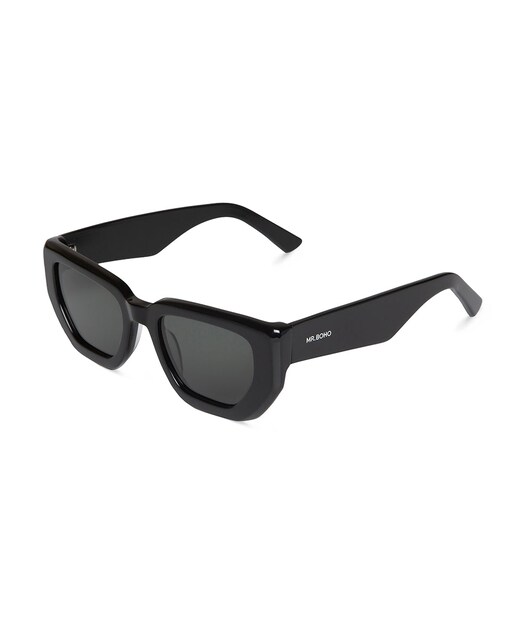 Imagem 0 de Óculos de Sol Mr. Boho com Armação de Acetato em Preto