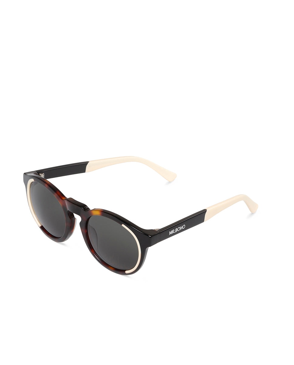 Óculos de Sol com Armação de Acetato Multicolor Multicolor-2