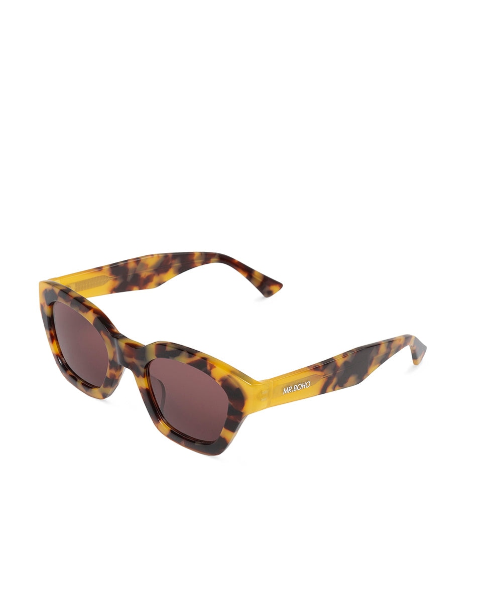 Óculos de Sol com Armação de Acetato Multicolor Multicolor-2