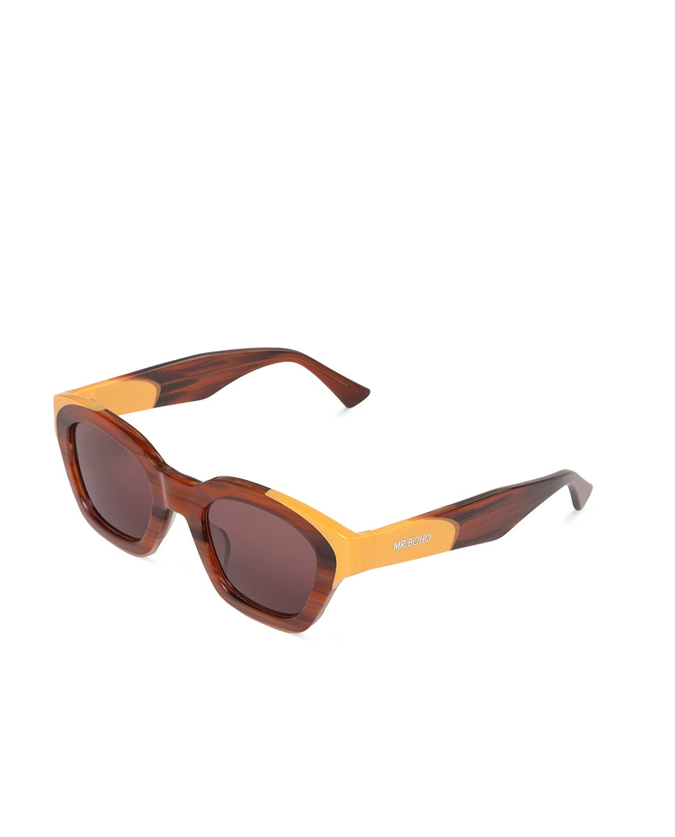 Óculos de Sol com Armação de Acetato Multicolor Multicolor-2