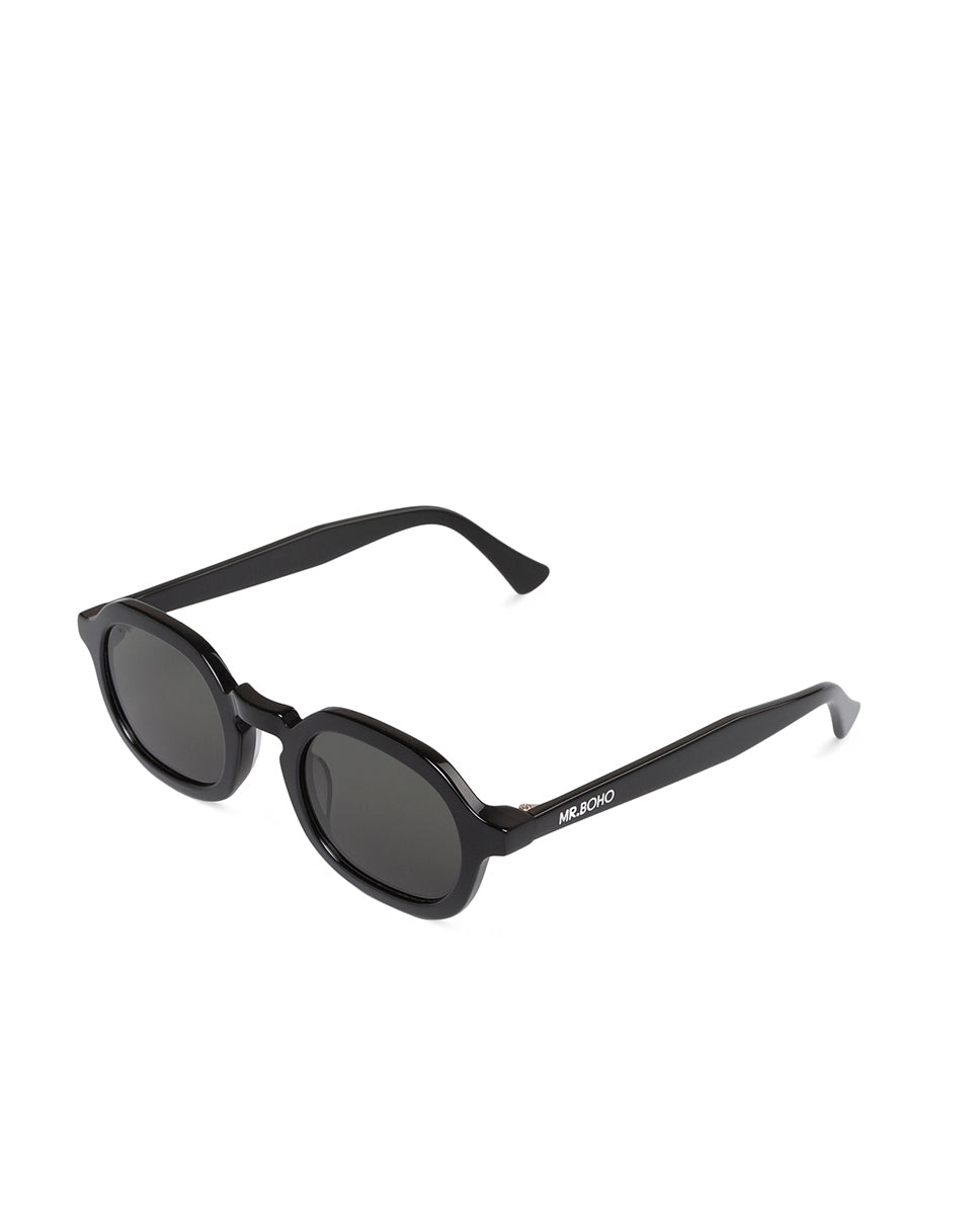 Óculos de Sol com Armação de Acetato Multicolor Crómio / Preto-2