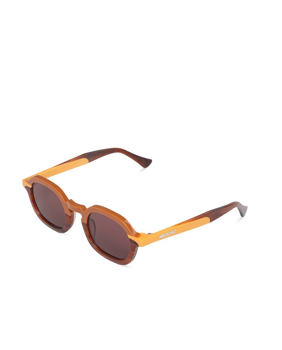 Óculos de Sol com Armação de Acetato Multicolor Multicolor-2