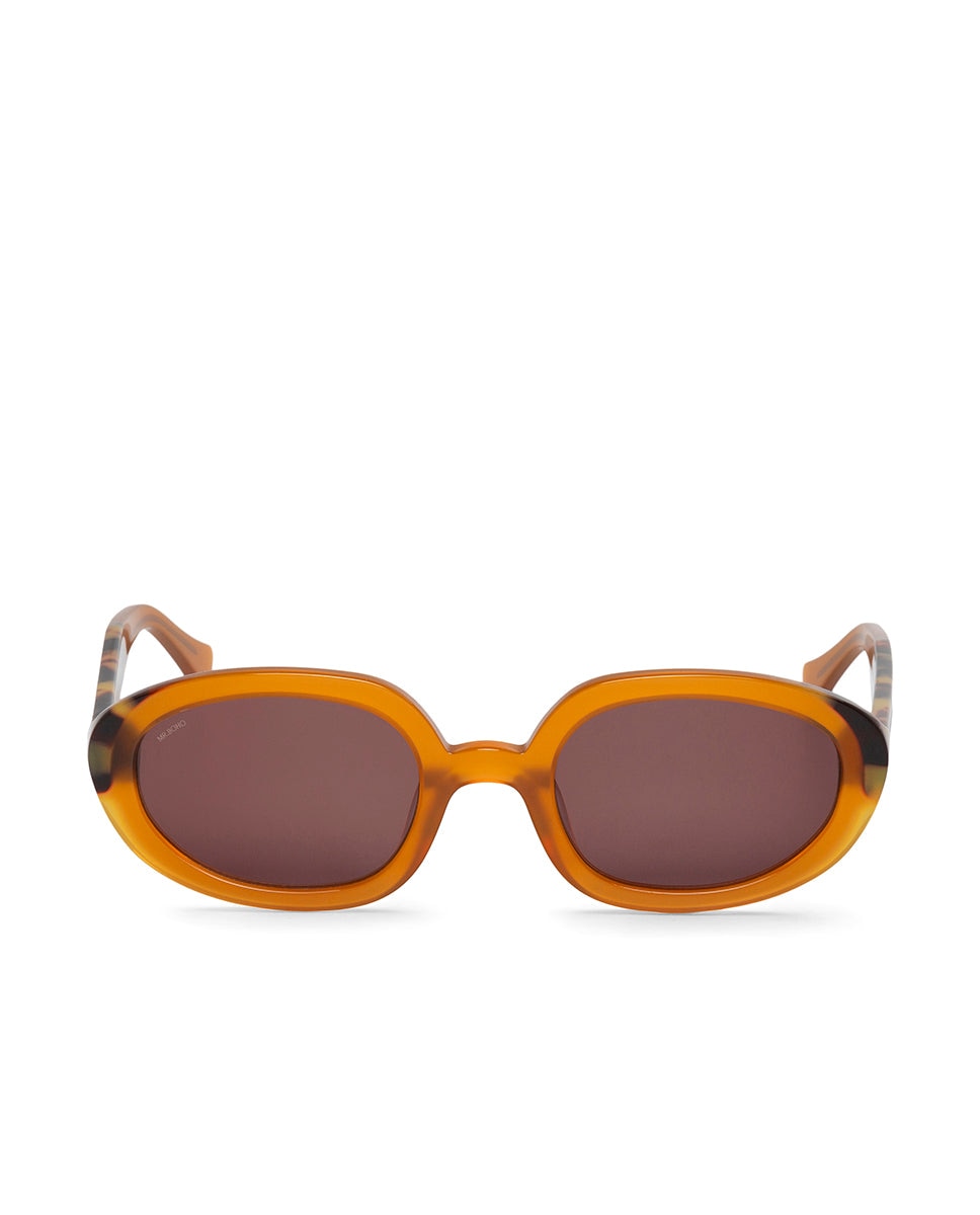 Óculos de Sol com Armação de Acetato Multicolor Multicolor-1