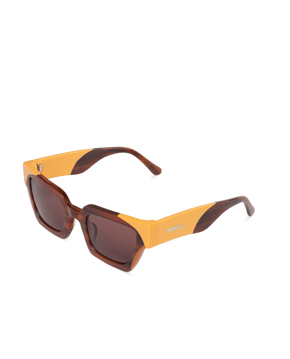 Óculos de Sol com Armação de Acetato Multicolor Multicolor-2