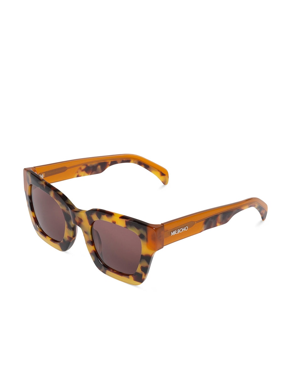 Óculos de Sol com Armação de Acetato Multicolor Multicolor-2
