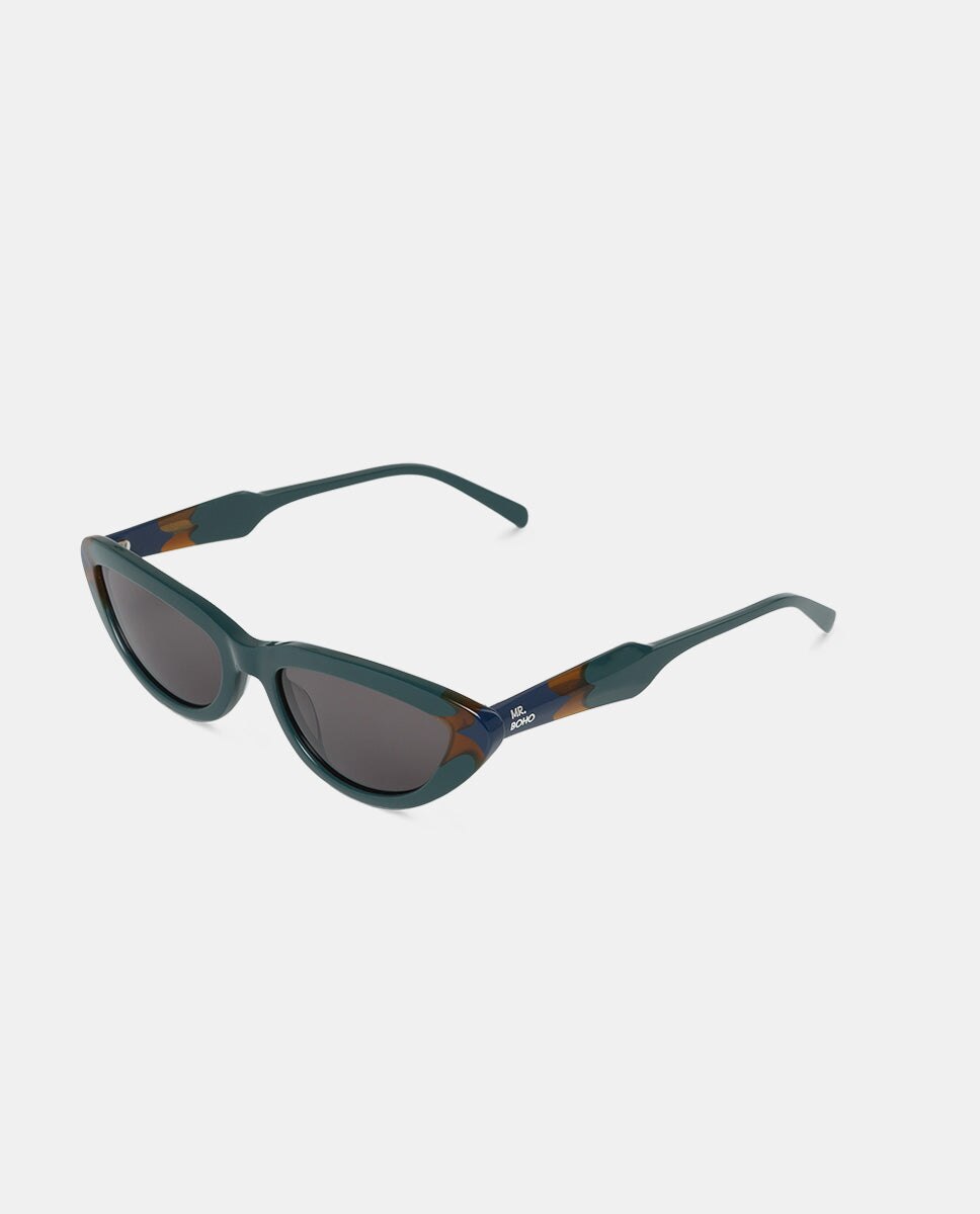 Óculos de Sol com Armação de Acetato Multicolor Multicolor-2