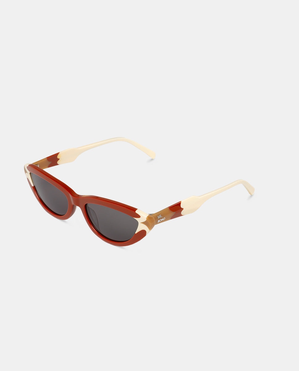 Óculos de Sol com Armação de Acetato Multicolor Multicolor-2