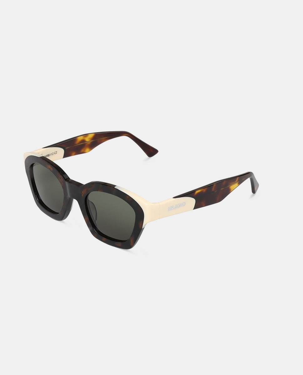 Óculos de Sol com Armação de Acetato Multicolor Multicolor-2
