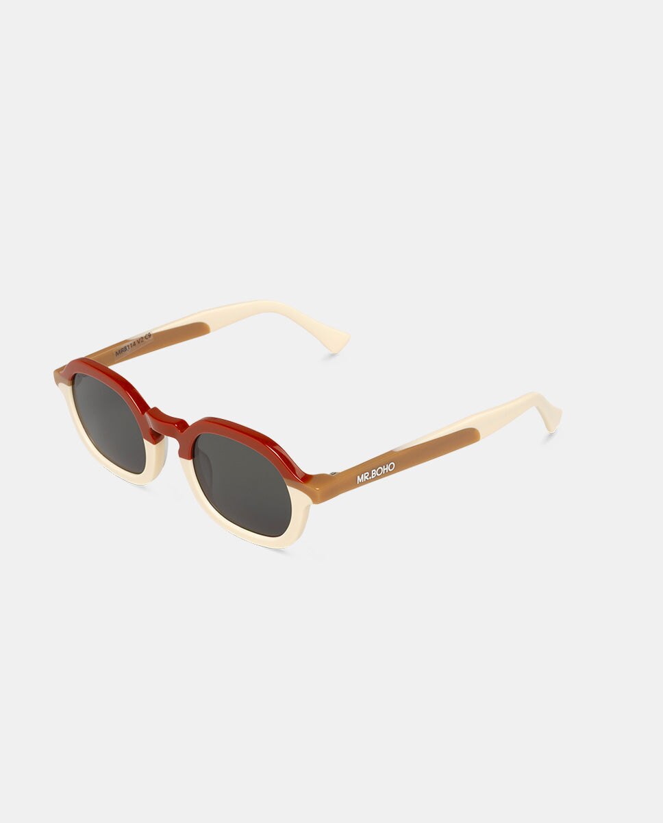Óculos de Sol com Armação de Acetato Multicolor Multicolor-2