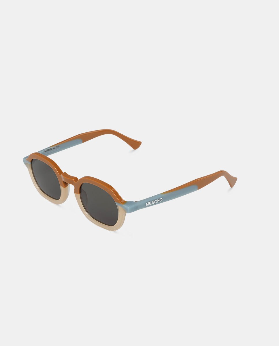 Óculos de Sol com Armação de Acetato Multicolor Multicolor-2