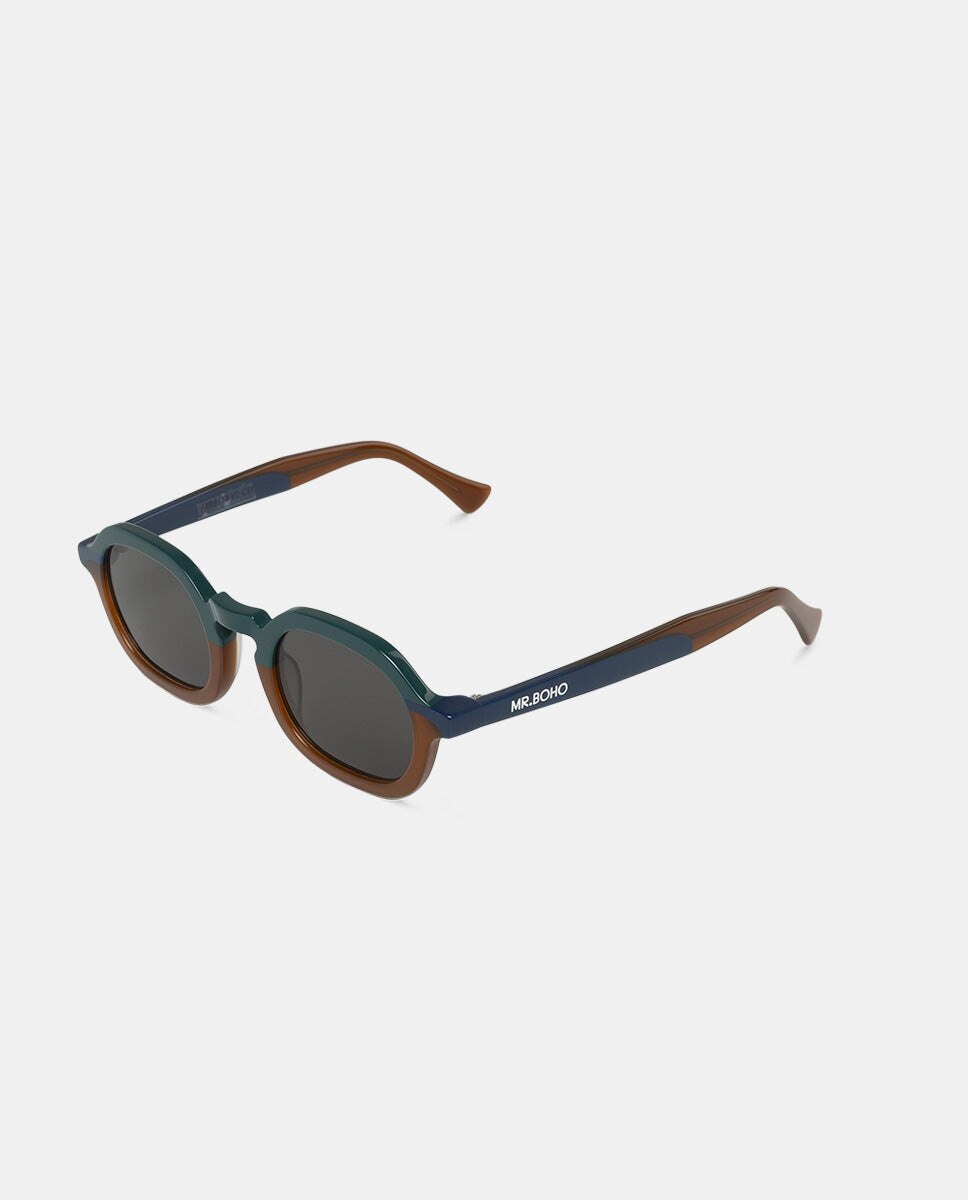 Óculos de Sol com Armação de Acetato Multicolor Multicolor-2