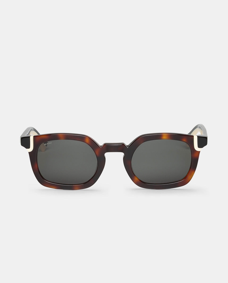 Imagem 0 de Óculos de Sol Mr. Boho com Armação em Acetato Multicolor e Lente Clássica