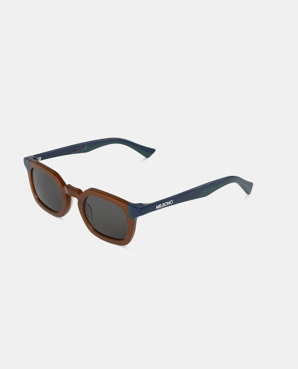 Óculos de Sol com Armação de Acetato Multicolor Multicolor-2