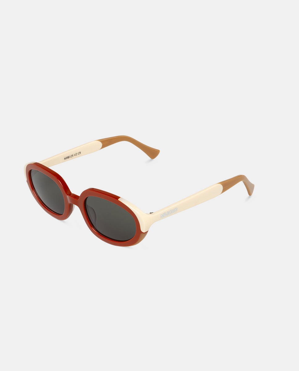 Óculos de Sol com Armação de Acetato Multicolor Multicolor-2