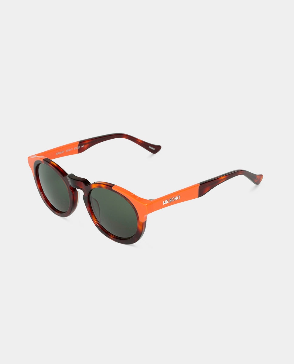 Óculos de Sol com Armação de Acetato Multicolor Multicolor-2