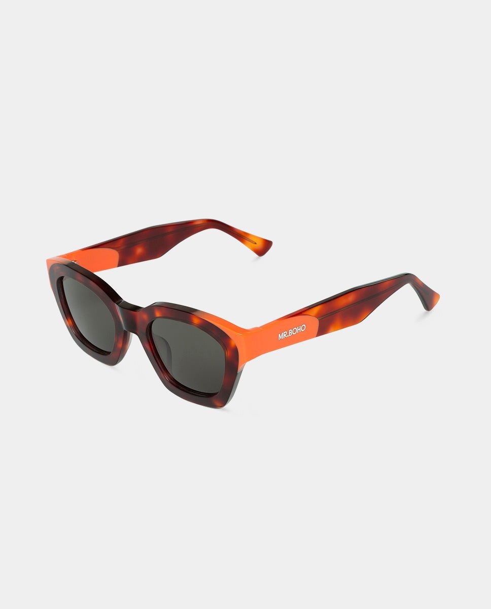 Óculos de Sol com Armação de Acetato Multicolor Multicolor-2