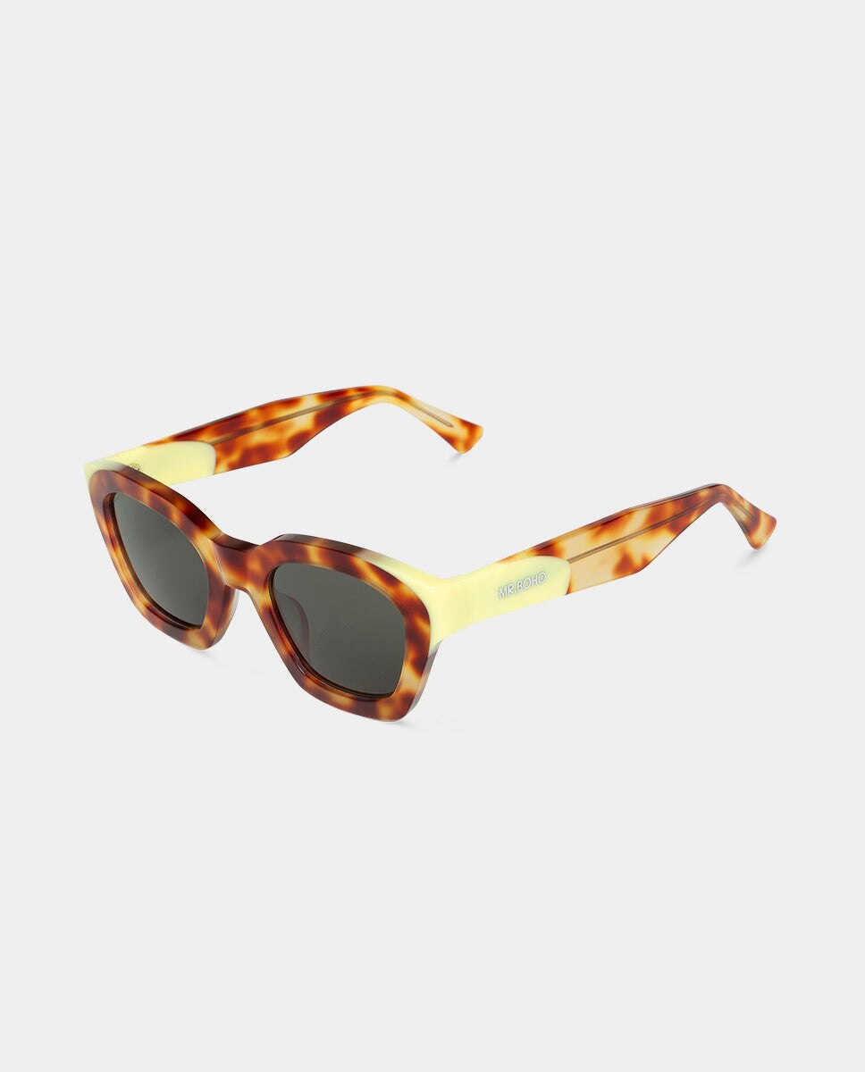 Óculos de Sol com Armação de Acetato Multicolor Multicolor-2