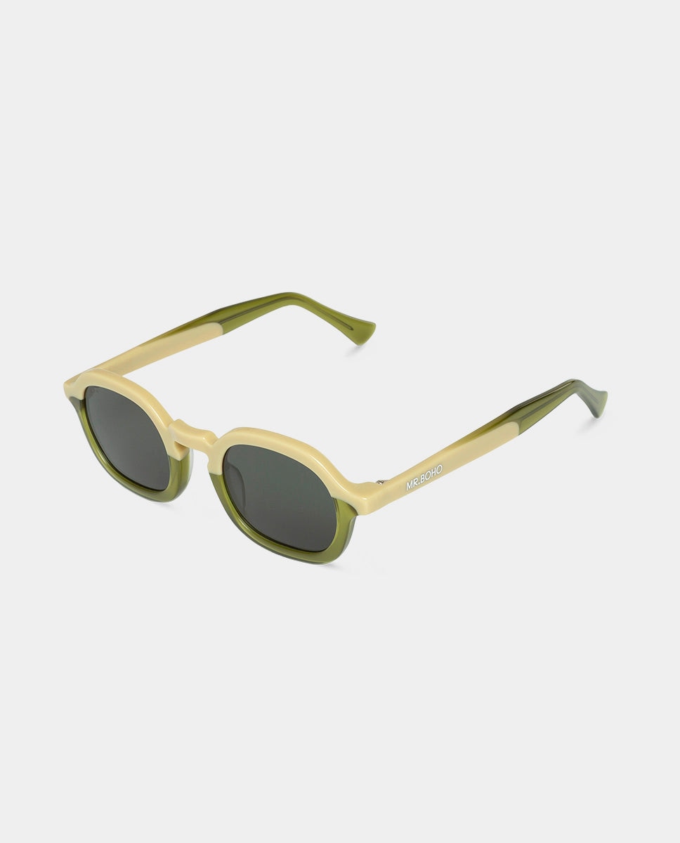 Óculos de Sol com Armação de Acetato Multicolor Multicolor-2