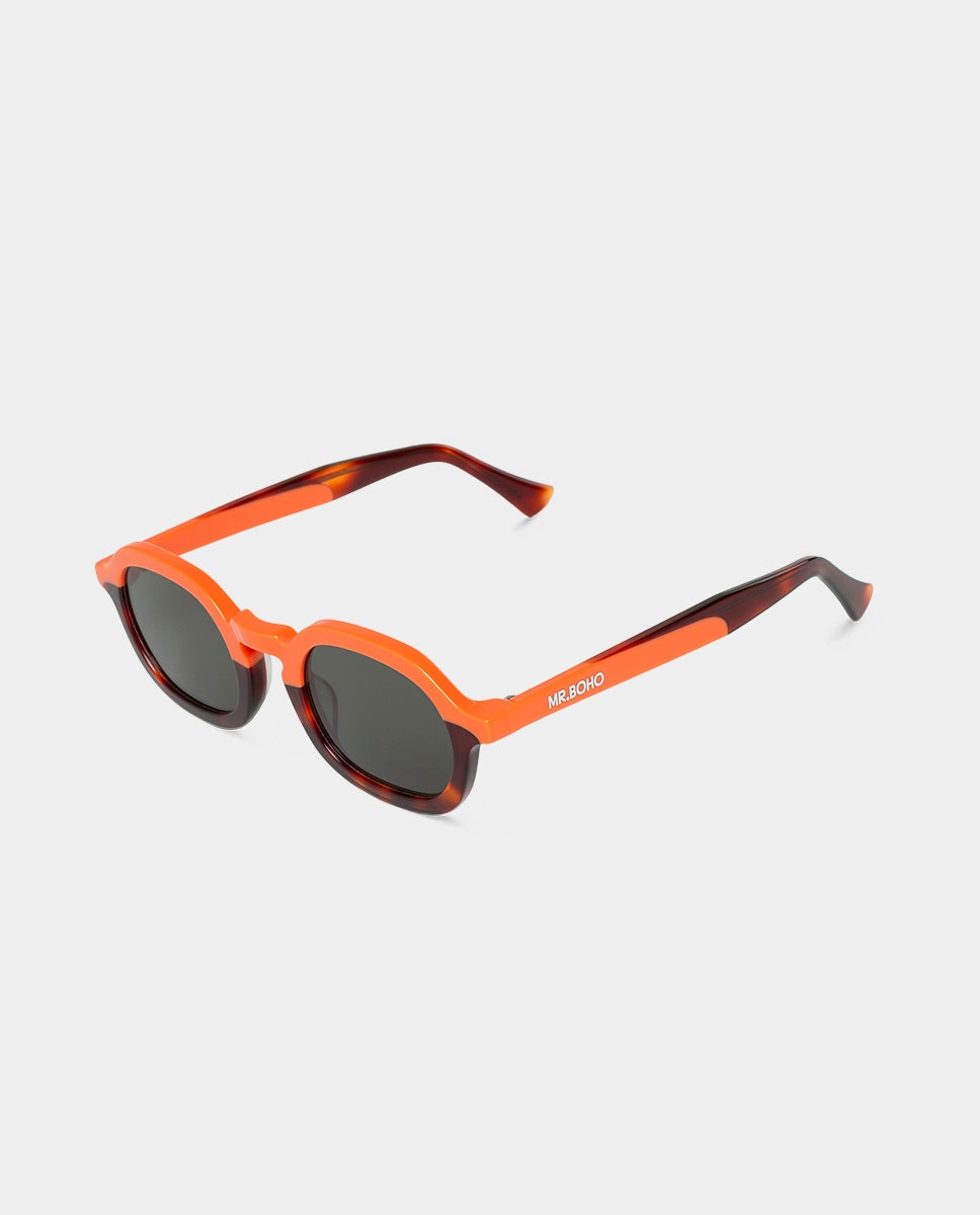 Óculos de Sol com Armação de Acetato Multicolor Multicolor-2