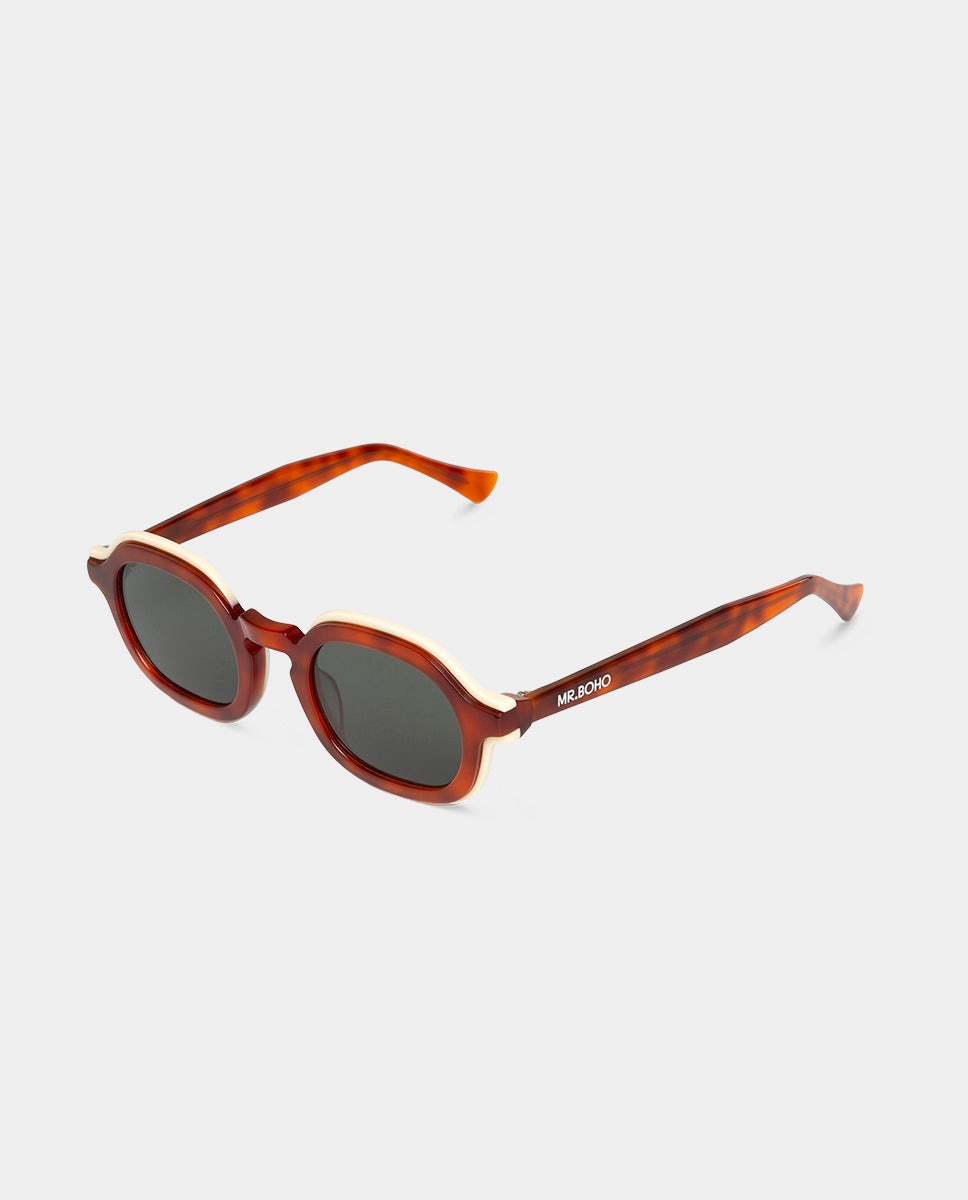 Óculos de Sol com Armação de Acetato Multicolor Multicolor-2