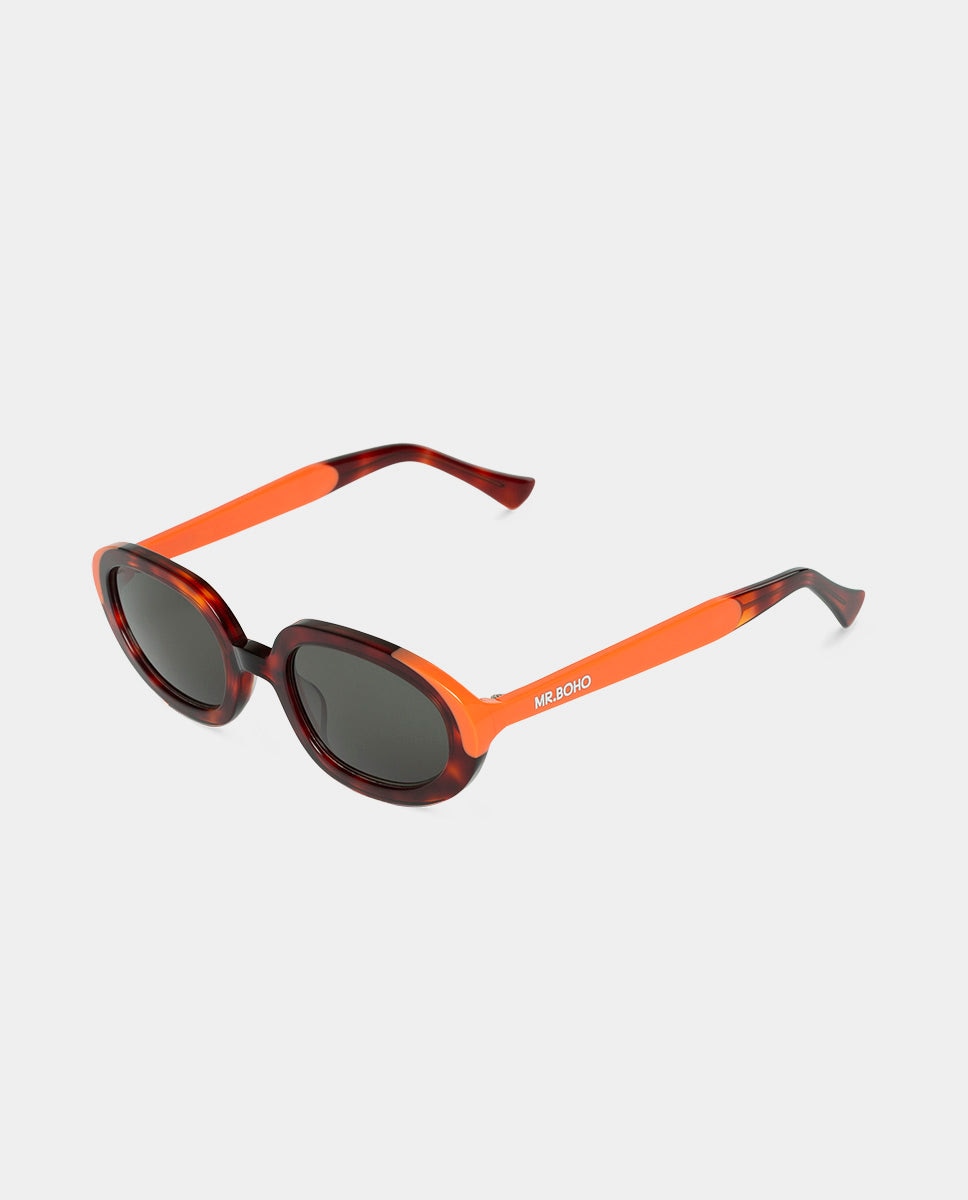Óculos de Sol com Armação de Acetato Multicolor Multicolor-2