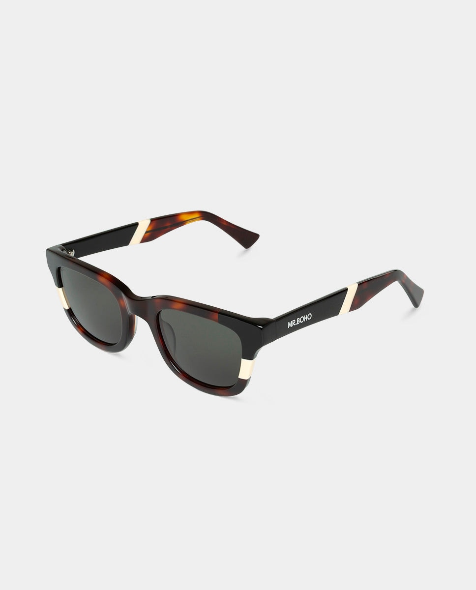 Óculos de Sol com Armação de Acetato Multicolor Multicolor-2