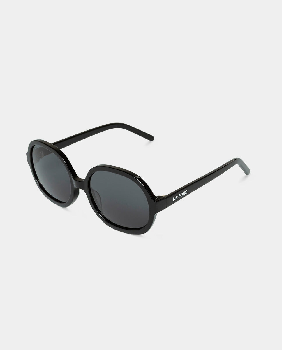 Óculos de Sol com Armação de Acetato Multicolor Crómio / Preto-2
