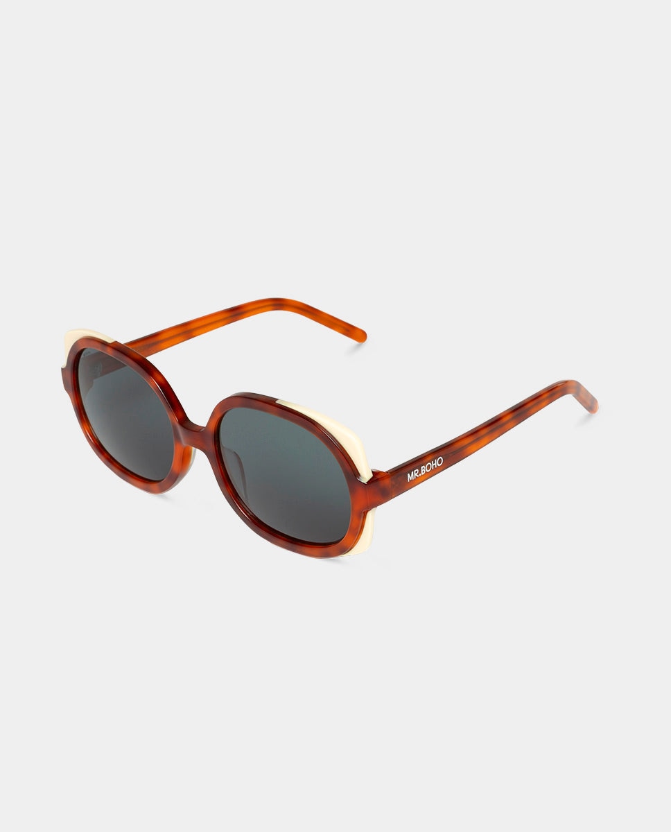 Óculos de Sol com Armação de Acetato Multicolor Multicolor-2