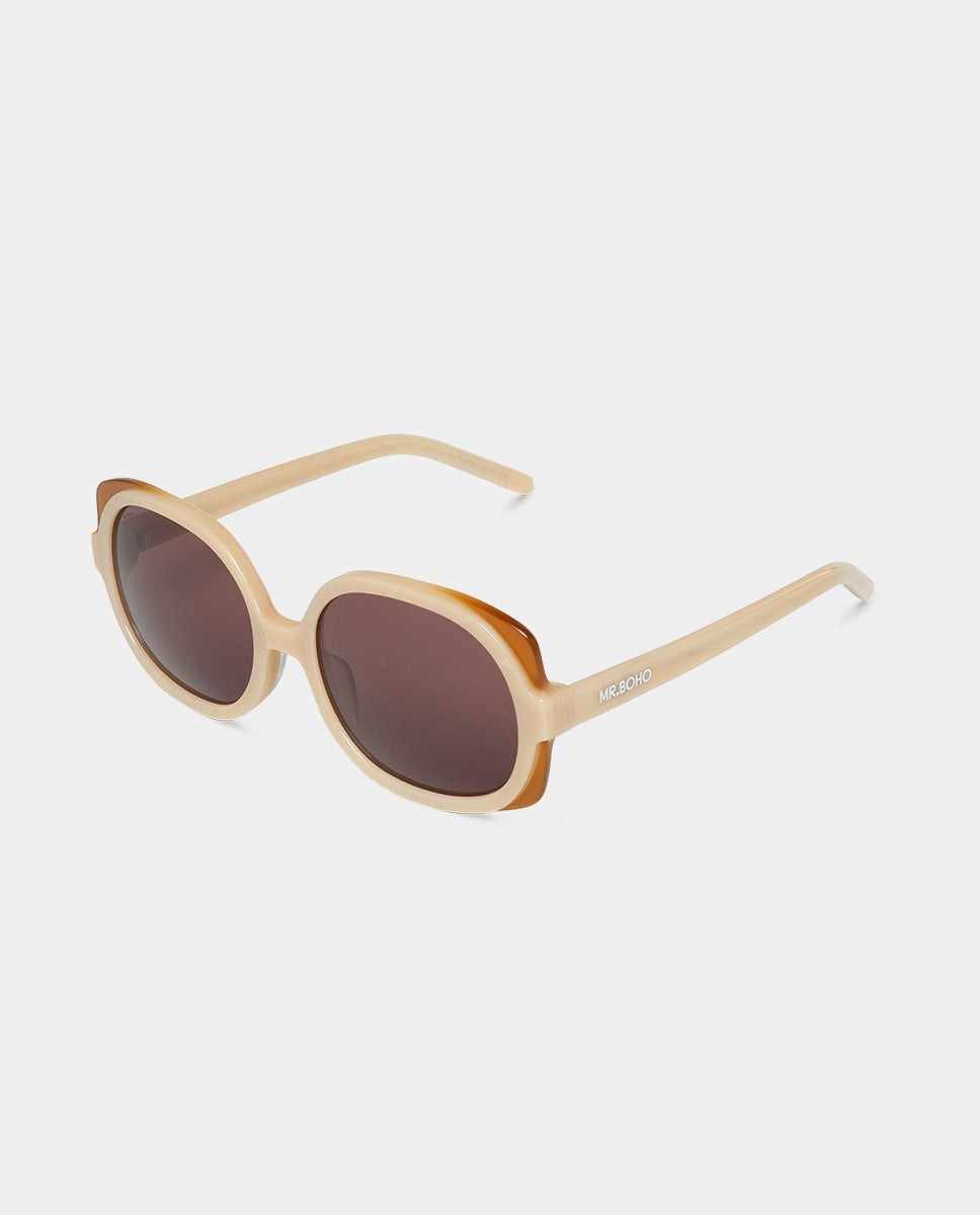 Óculos de Sol com Armação de Acetato Multicolor Multicolor-2