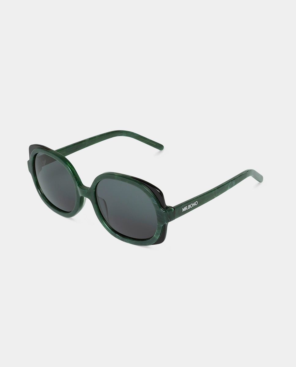 Óculos de Sol com Armação de Acetato Multicolor Multicolor-2