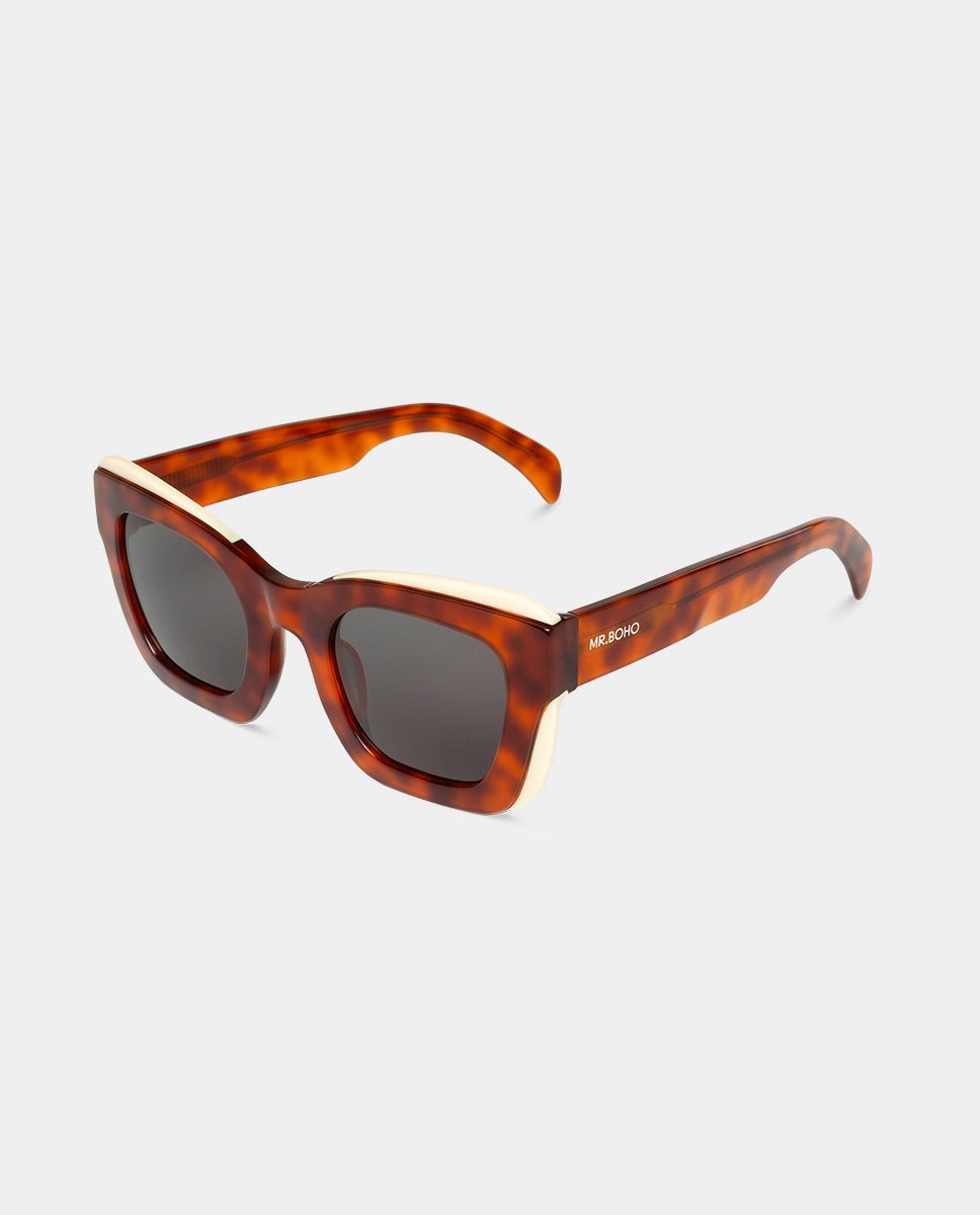 Óculos de Sol com Armação de Acetato Multicolor Multicolor-2