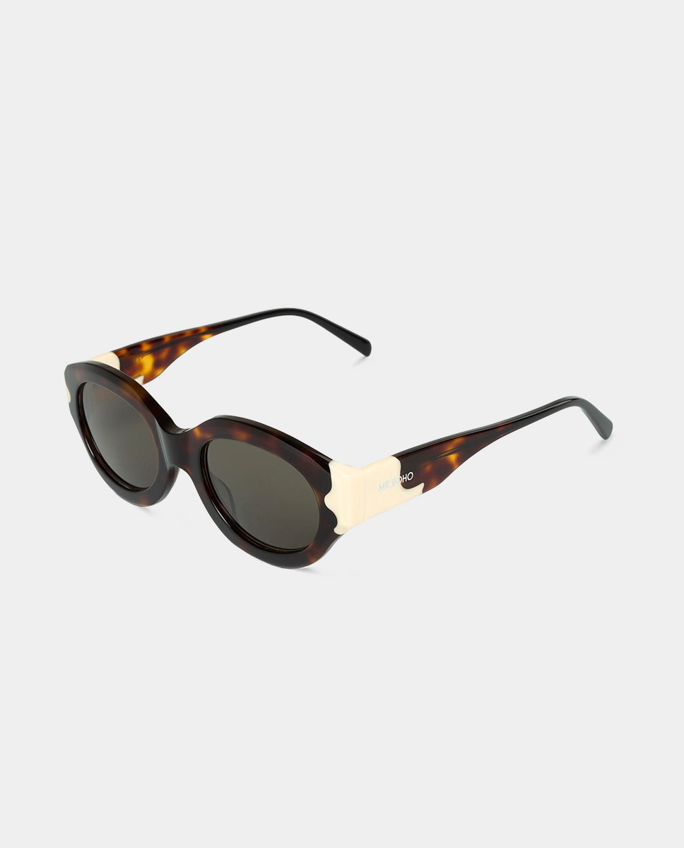 Óculos de Sol com Armação de Acetato Multicolor Multicolor-2