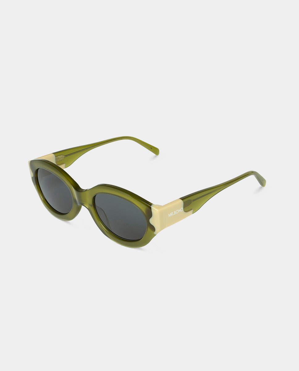Óculos de Sol com Armação de Acetato Multicolor Multicolor-2