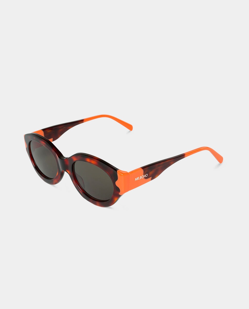 Óculos de Sol com Armação de Acetato Multicolor Multicolor-2