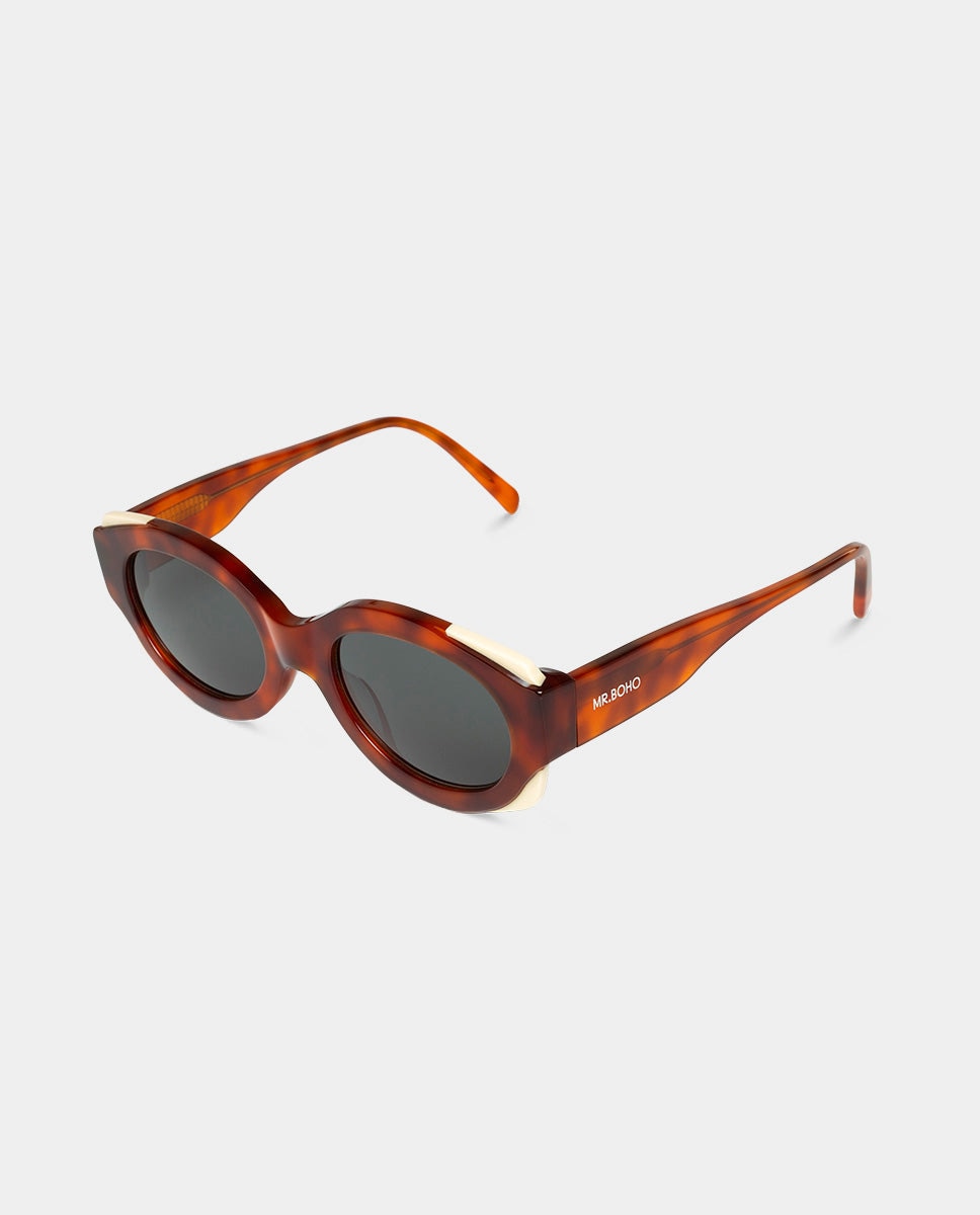 Óculos de Sol com Armação de Acetato Multicolor Multicolor-2