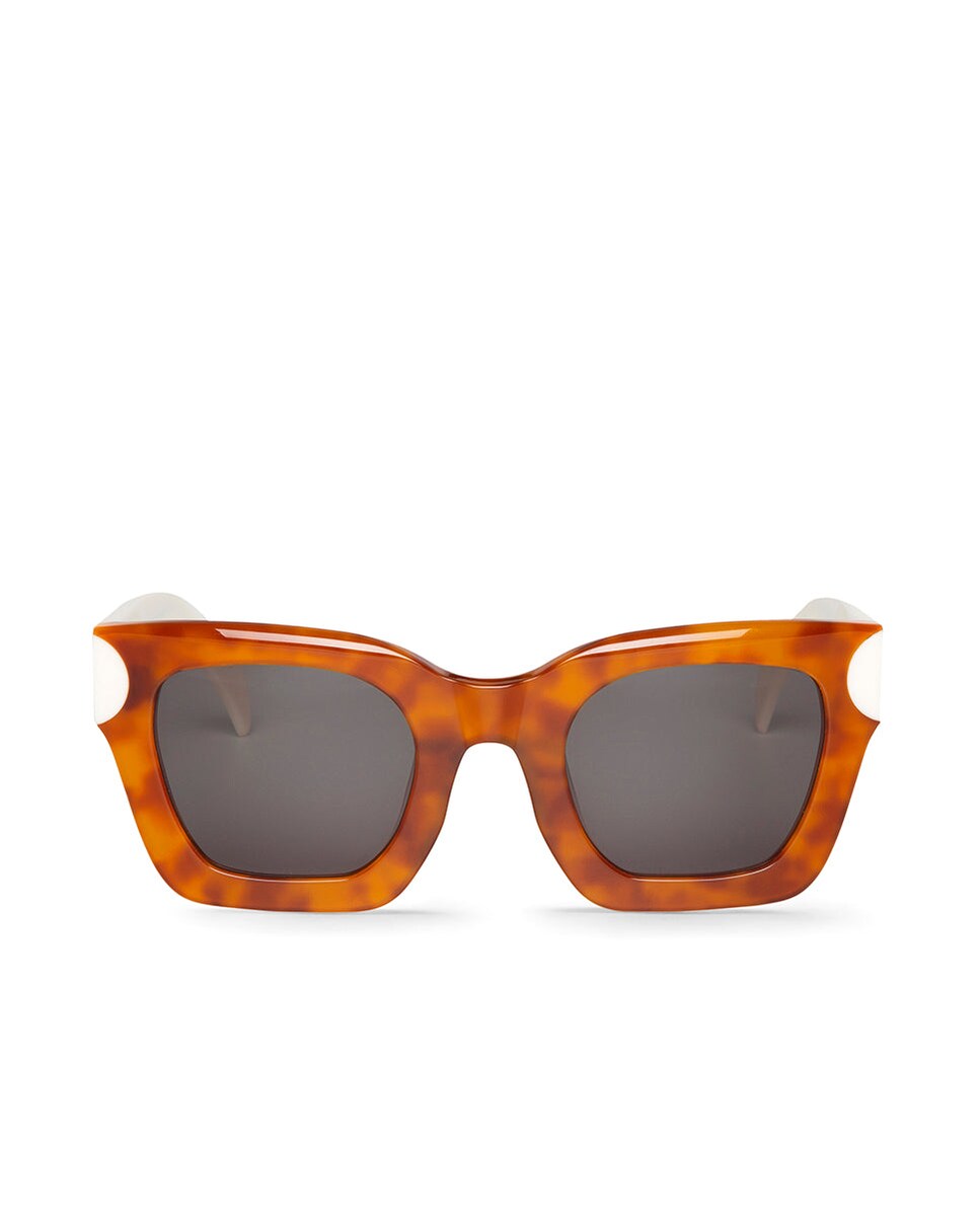 Óculos de Sol Mr. Boho com Armação de Acetato Multicolor Castanho / Branco gasto-2
